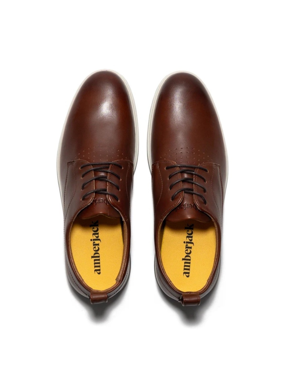 Amberjack The Original Dress Shoes In Coffee Men’s Size 10.5M - Picture 4 of 16